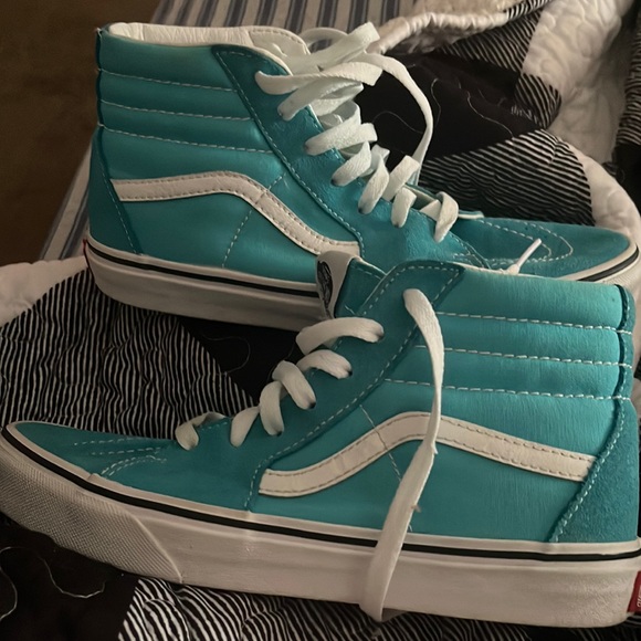 Vans Other - Kids 5.5 Vans Cyan blue.
